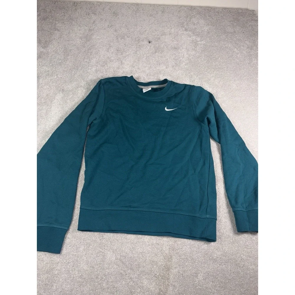Nike Sportswear French Terry Sweatshirt Teal Green 637902-381 S